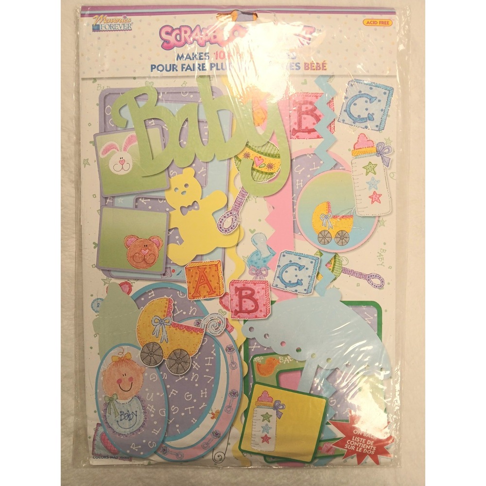 Westrim‎ Crafts Baby Scrapbooking Kit Vintage Pastels